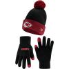 imageUltra Game NFL unisexadult Super Soft Two Tone Winter Beanie Knit Hat With Extra Warm Touch Screen GlovesTeam Color