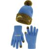 imageUltra Game NFL unisexadult Super Soft Two Tone Winter Beanie Knit Hat With Extra Warm Touch Screen GlovesTeam Color