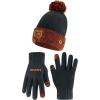 imageUltra Game NFL unisexadult Super Soft Two Tone Winter Beanie Knit Hat With Extra Warm Touch Screen GlovesTeam Color