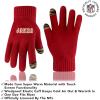 imageUltra Game NFL unisexadult Super Soft Two Tone Winter Beanie Knit Hat With Extra Warm Touch Screen GlovesTeam Color