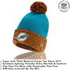 imageUltra Game NFL unisexadult Super Soft Two Tone Winter Beanie Knit Hat With Extra Warm Touch Screen GlovesTeam Color