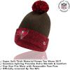 imageUltra Game NFL unisexadult Super Soft Two Tone Winter Beanie Knit Hat With Extra Warm Touch Screen GlovesTeam Color