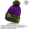 imageUltra Game NFL unisexadult Super Soft Two Tone Winter Beanie Knit Hat With Extra Warm Touch Screen GlovesTeam Color