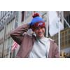 imageUltra Game NFL unisexadult Super Soft Two Tone Winter Beanie Knit Hat With Extra Warm Touch Screen GlovesTeam Color