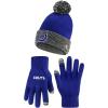 imageUltra Game NFL unisexadult Super Soft Two Tone Winter Beanie Knit Hat With Extra Warm Touch Screen GlovesTeam Color