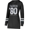 imageUltra Game NFL womens Tunic Hoodie Pullover Sweatshirt TerryBlack
