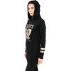 imageUltra Game NFL womens Tunic Hoodie Pullover Sweatshirt TerryBlack