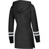 imageUltra Game NFL womens Tunic Hoodie Pullover Sweatshirt TerryBlack