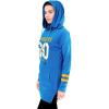 imageUltra Game NFL womens Tunic Hoodie Pullover Sweatshirt TerryBlue