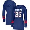 imageUltra Game NFL womens Tunic Hoodie Pullover Sweatshirt TerryBlue