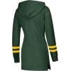 imageUltra Game NFL womens Tunic Hoodie Pullover Sweatshirt TerryGreen