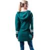 imageUltra Game NFL womens Tunic Hoodie Pullover Sweatshirt TerryGreen
