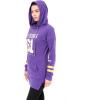 imageUltra Game NFL womens Tunic Hoodie Pullover Sweatshirt TerryPurple