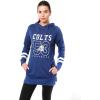 imageUltra Game NFL womens Tunic Hoodie Pullover Sweatshirt TerryTeam Color