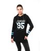 imageUltra Game NFL womens Tunic Hoodie Pullover Sweatshirt TerryTeam Color
