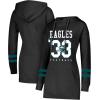 imageUltra Game NFL womens Tunic Hoodie Pullover Sweatshirt TerryTeam Color