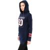 imageUltra Game NFL womens Tunic Hoodie Pullover Sweatshirt TerryTeam Color