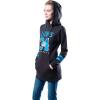 imageUltra Game NFL womens Tunic Hoodie Pullover Sweatshirt TerryTeam Color