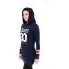 imageUltra Game NFL womens Tunic Hoodie Pullover Sweatshirt TerryTeam Color
