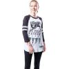 imageUltra Game Womens NFL Official Super Soft Raglan Vintage Baseball TShirtWhite