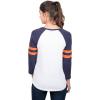 imageUltra Game Womens NFL Official Super Soft Raglan Vintage Baseball TShirtWhite