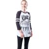 imageUltra Game Womens NFL Official Super Soft Raglan Vintage Baseball TShirtWhite