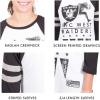 imageUltra Game Womens NFL Official Super Soft Raglan Vintage Baseball TShirtWhite