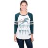 imageUltra Game Womens NFL Official Super Soft Raglan Vintage Baseball TShirtWhite
