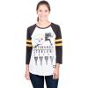 imageUltra Game Womens NFL Official Super Soft Raglan Vintage Baseball TShirtWhite