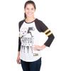 imageUltra Game Womens NFL Official Super Soft Raglan Vintage Baseball TShirtWhite