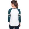 imageUltra Game Womens NFL Official Super Soft Raglan Vintage Baseball TShirtWhite