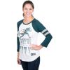 imageUltra Game Womens NFL Official Super Soft Raglan Vintage Baseball TShirtWhite