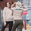 imageUltra Game Womens NFL Official Super Soft Sherpa Full Zip Hoodie Sweatshirt JacketSand