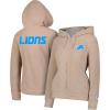 imageUltra Game Womens NFL Official Super Soft Sherpa Full Zip Hoodie Sweatshirt JacketSand