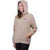 imageUltra Game Womens NFL Official Super Soft Sherpa Full Zip Hoodie Sweatshirt JacketSand