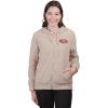 imageUltra Game Womens NFL Official Super Soft Sherpa Full Zip Hoodie Sweatshirt JacketSand