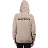 imageUltra Game Womens NFL Official Super Soft Sherpa Full Zip Hoodie Sweatshirt JacketSand