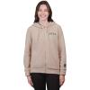 imageUltra Game Womens NFL Official Super Soft Sherpa Full Zip Hoodie Sweatshirt JacketSand