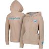 imageUltra Game Womens NFL Official Super Soft Sherpa Full Zip Hoodie Sweatshirt JacketSand