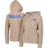 imageUltra Game Womens NFL Official Super Soft Sherpa Full Zip Hoodie Sweatshirt JacketSand