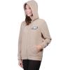 imageUltra Game Womens NFL Official Super Soft Sherpa Full Zip Hoodie Sweatshirt JacketSand