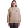imageUltra Game Womens NFL Official Super Soft Sherpa Full Zip Hoodie Sweatshirt JacketSand