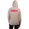 imageUltra Game Womens NFL Official Super Soft Sherpa Full Zip Hoodie Sweatshirt JacketSand