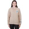 imageUltra Game Womens NFL Official Super Soft Sherpa Full Zip Hoodie Sweatshirt JacketSand