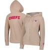 imageUltra Game Womens NFL Official Super Soft Sherpa Full Zip Hoodie Sweatshirt JacketSand