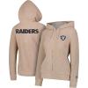 imageUltra Game Womens NFL Official Super Soft Sherpa Full Zip Hoodie Sweatshirt JacketSand