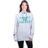 imageUltra Game Womens NFL Official Super Soft Tie Neck Hoodie SweatshirtHeather Gray
