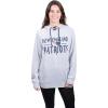 imageUltra Game Womens NFL Official Super Soft Tie Neck Hoodie SweatshirtHeather Gray