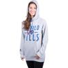 imageUltra Game Womens NFL Official Super Soft Tie Neck Hoodie SweatshirtHeather Gray