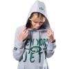 imageUltra Game Womens NFL Official Super Soft Tie Neck Hoodie SweatshirtHeather Gray